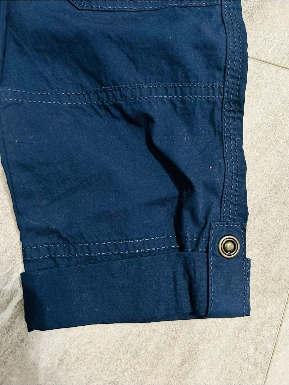 Gymboree Navy Blue Ribbed Waist Joggers